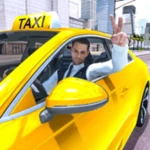 crazy taxi driver: taxi game android application logo